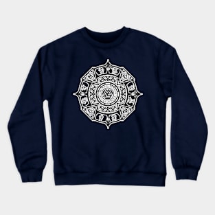 Mystic Zodiac Viking Design Crewneck Sweatshirt